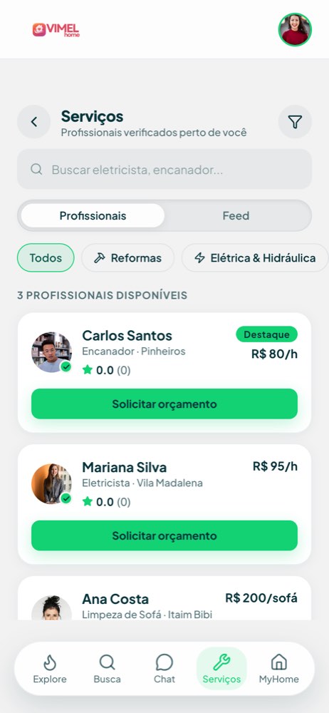 Serviços (tema claro)